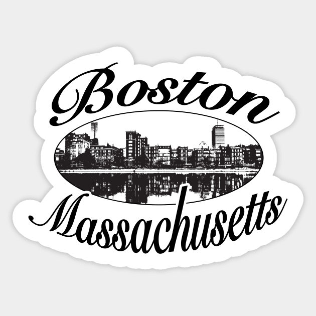 Boston Massachusetts Sticker by ACGraphics